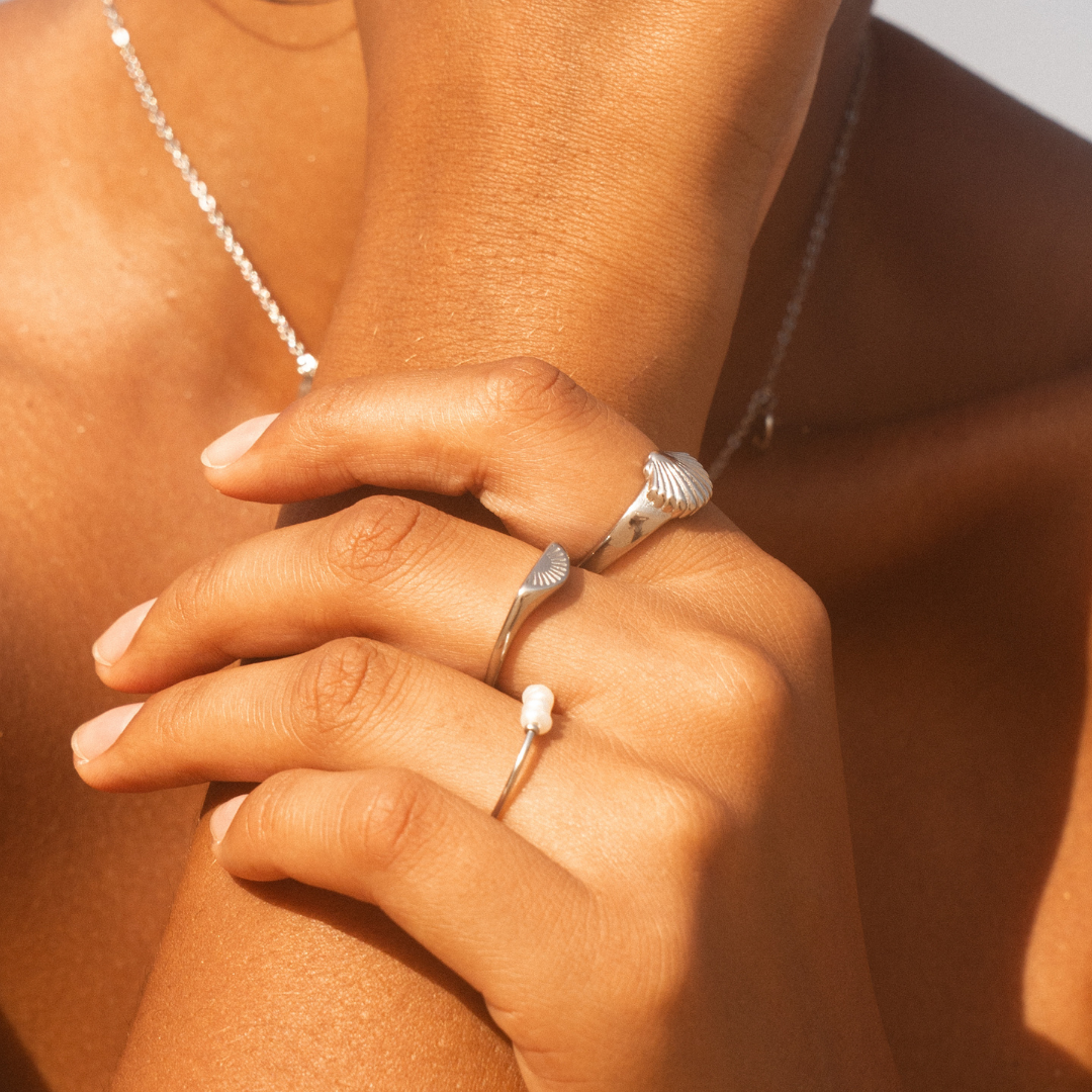 Ring Gold stapelbar Sunrise wasserdicht hypoallergen