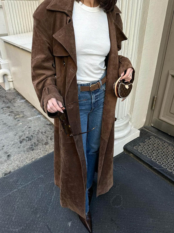 Sophie™ Stylischer Trenchcoat aus Leder