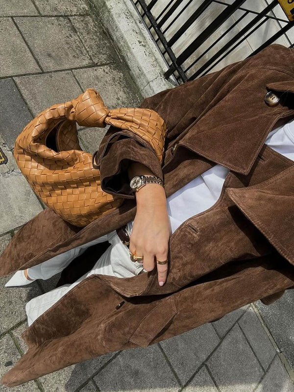 Sophie™ Stylischer Trenchcoat aus Leder