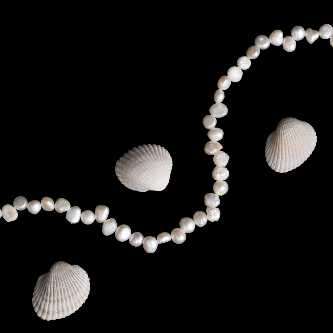 Damen Perlen Choker Halskette Gold Süßwasserperlen wasserdicht hypoallergen