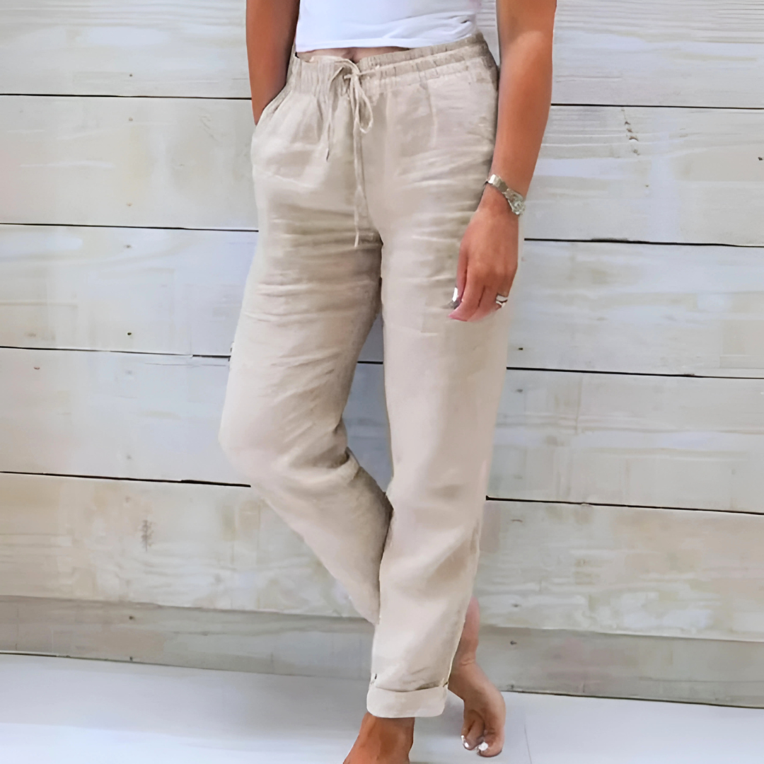 LIVIA™ | Luftige Leinenhose mit Stretch-Komfort