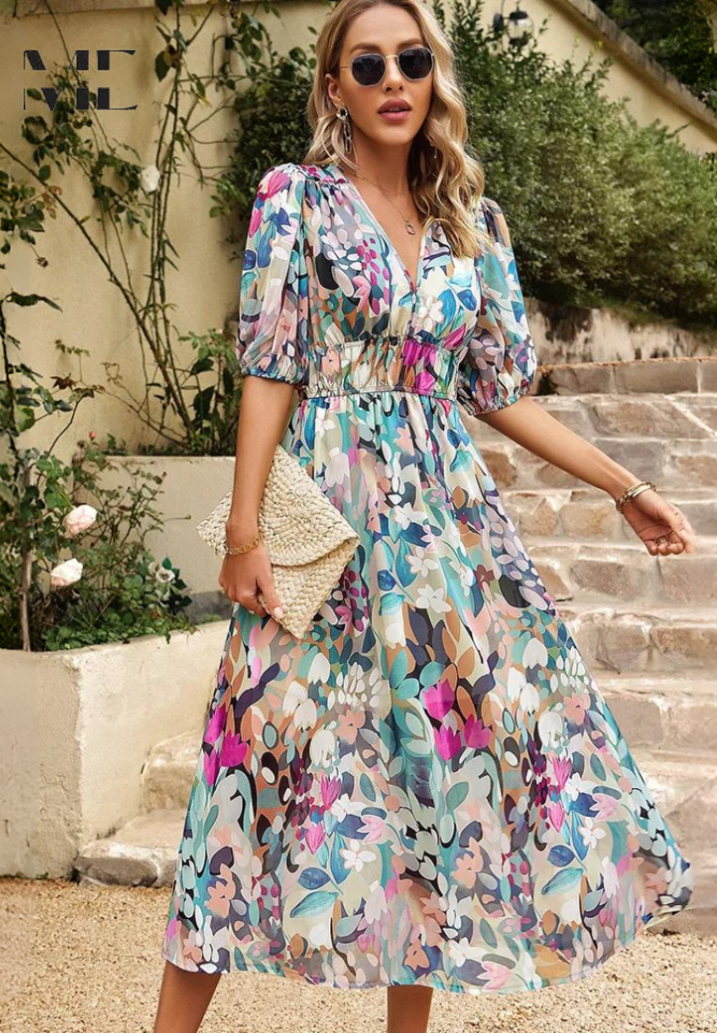 Flore Elegantes Blumenkleid