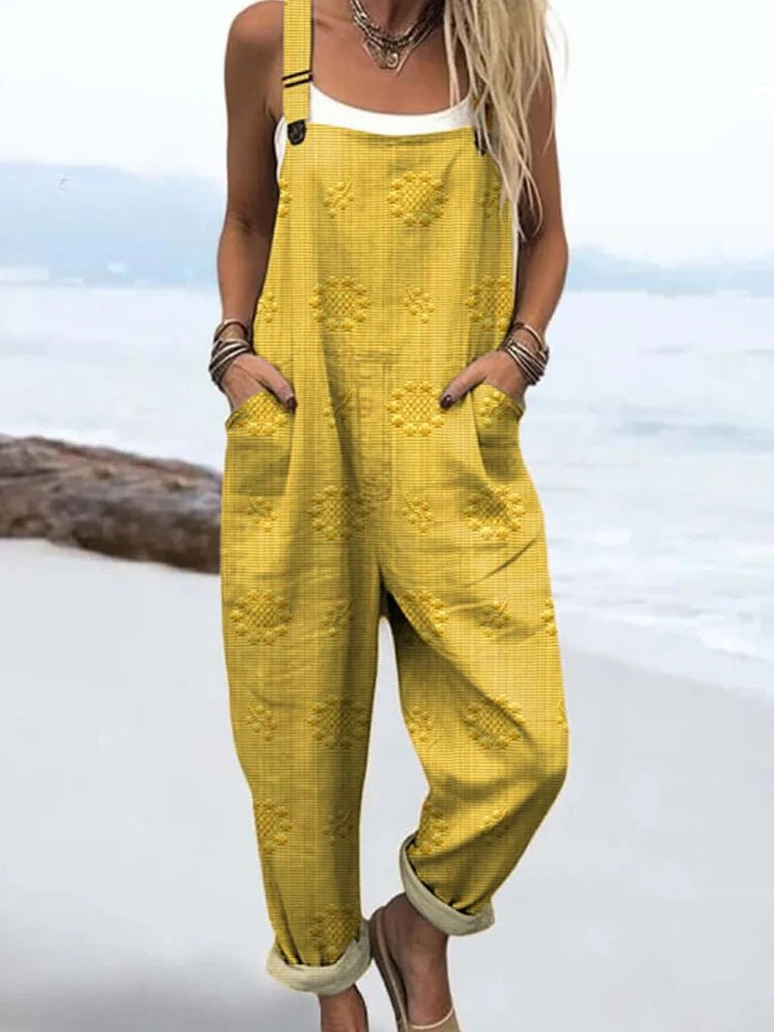 Petra - Vintage Lässiger Overall