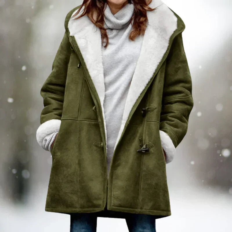 Adelaida Warmer Und Stilvoller Fleece Mantel