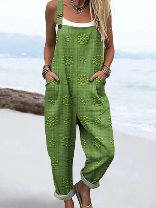 Petra - Vintage Lässiger Overall