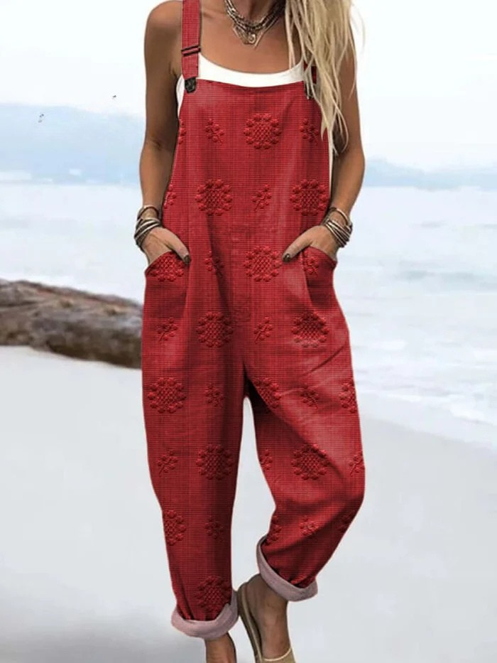 Petra - Vintage Lässiger Overall