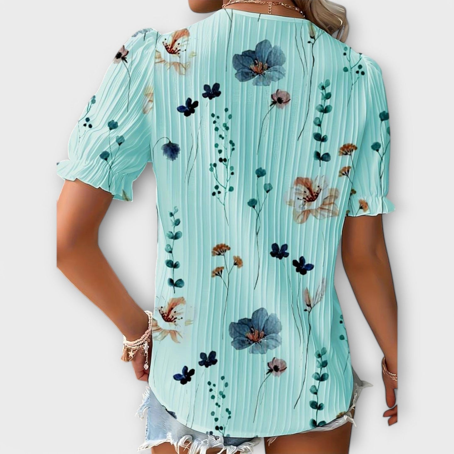 Spitzenglanz Bluse
