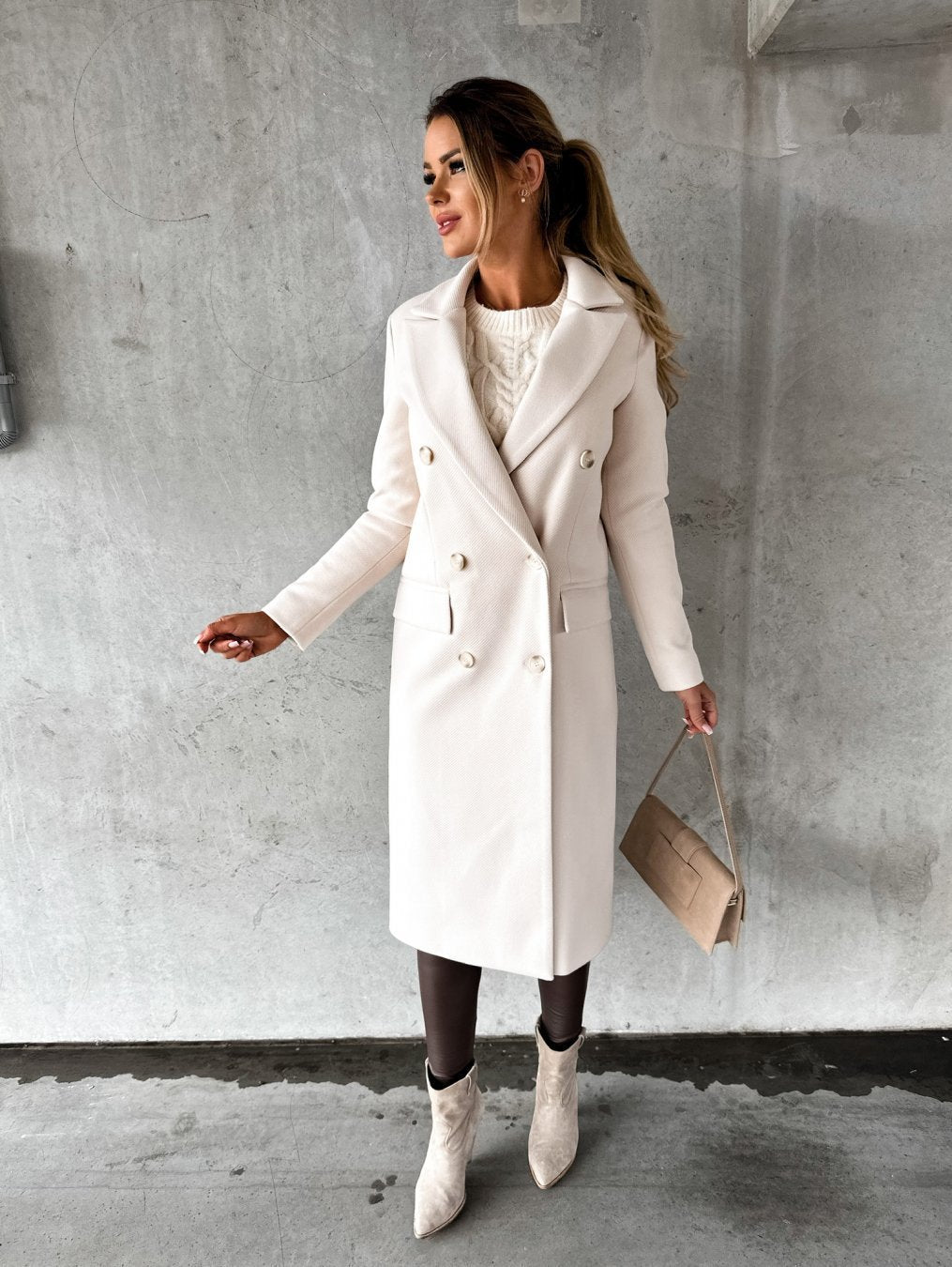 Selin™ Herbst Wollmantel