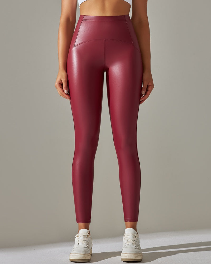 Leder Sport Hose
