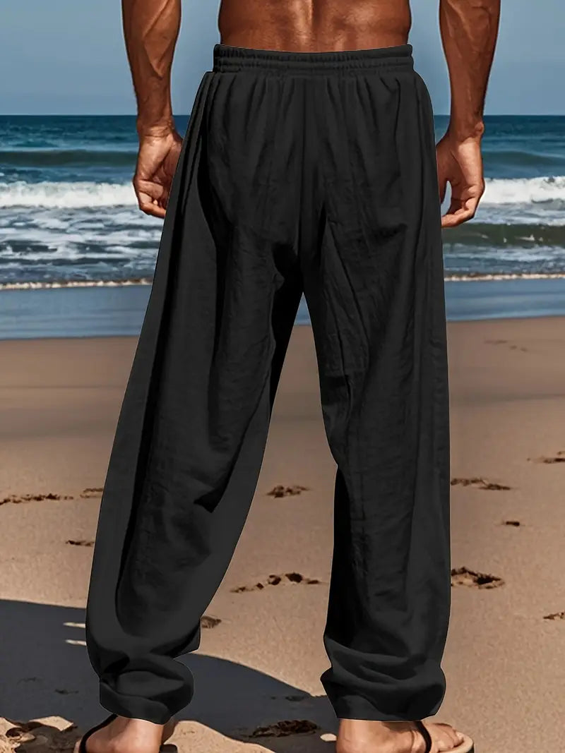 Babaev Stilvolle Leinen Hosen