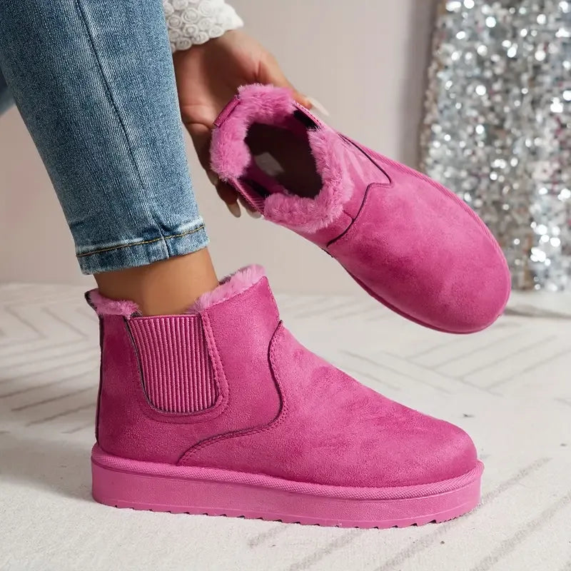 Tatjana™ Woll Boots mit Fleece-Innenfutter