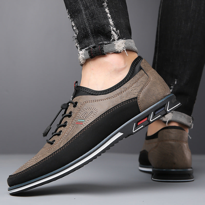 Mario Herren-Freizeitsneaker aus Leder