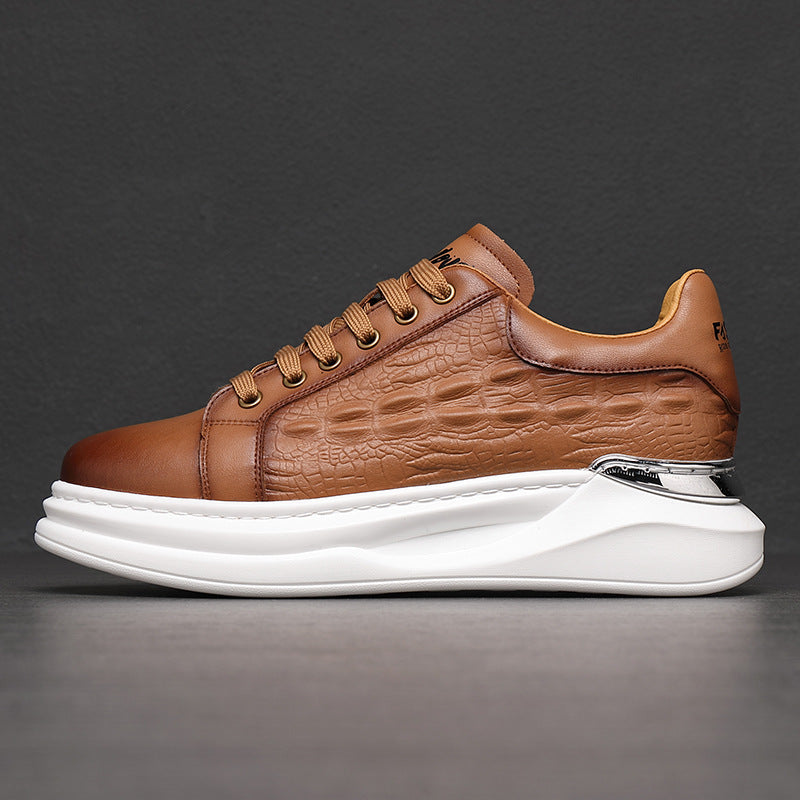 HERBERGER | Herren Sneaker William mit markanter Struktur und klarer Formgebung