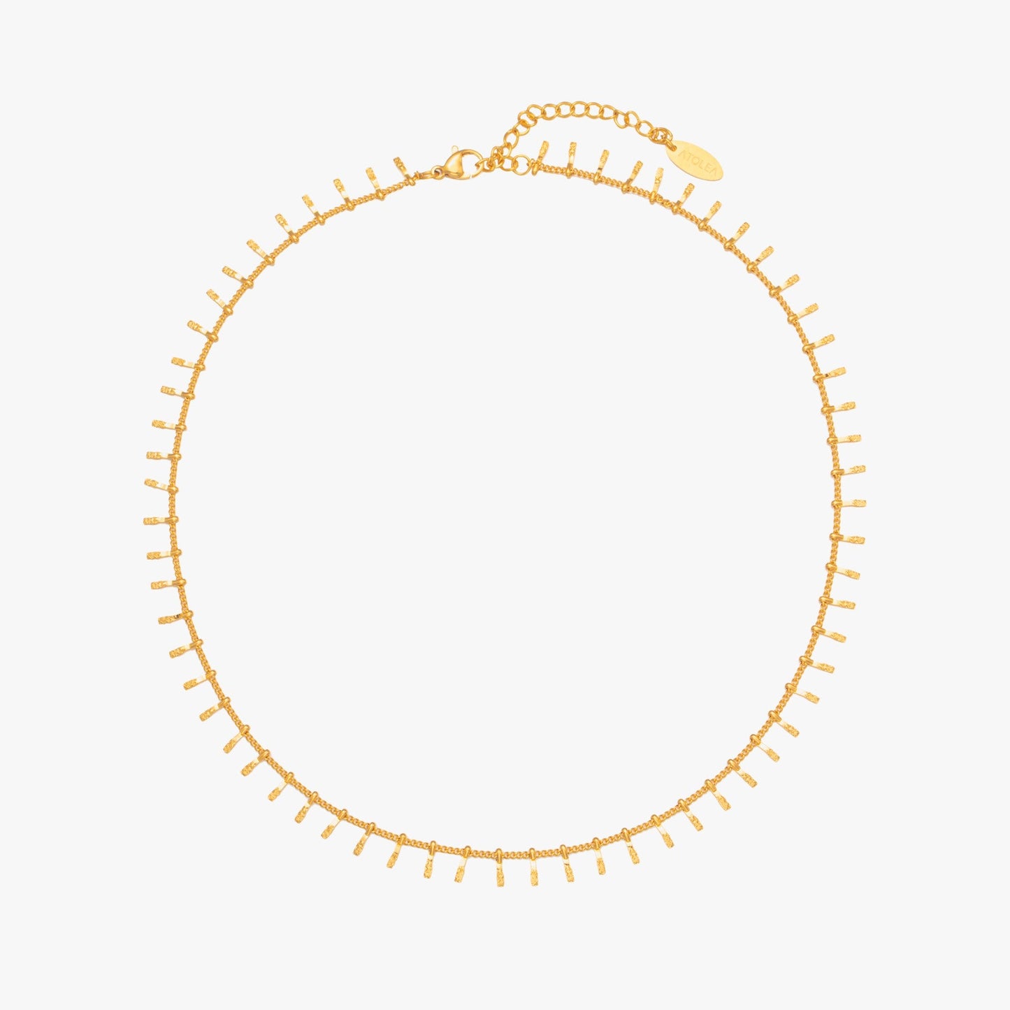 Damen Choker Gold Halskette wasserfest Edelstahl verstellbar