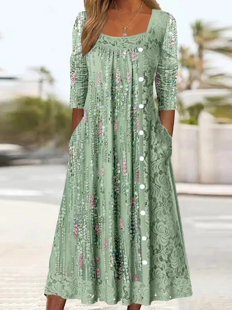 Wiesenfrisch Midi Kleid