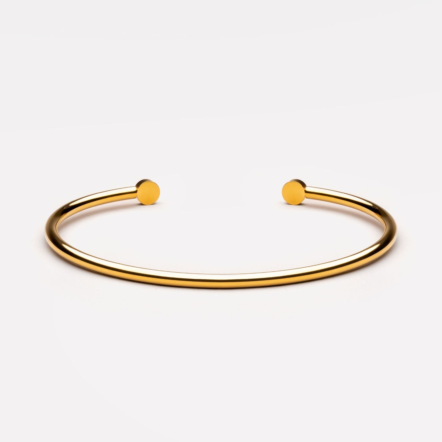 Damen Armreif Gold mit weißen Zirkonsteinen verstellbar wasserfest hypoallergen Edelstahl