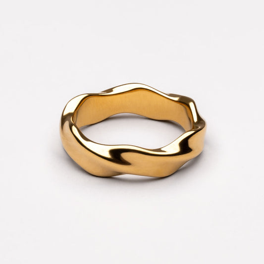 Damen Ring Gold wasserfest hypoallergen