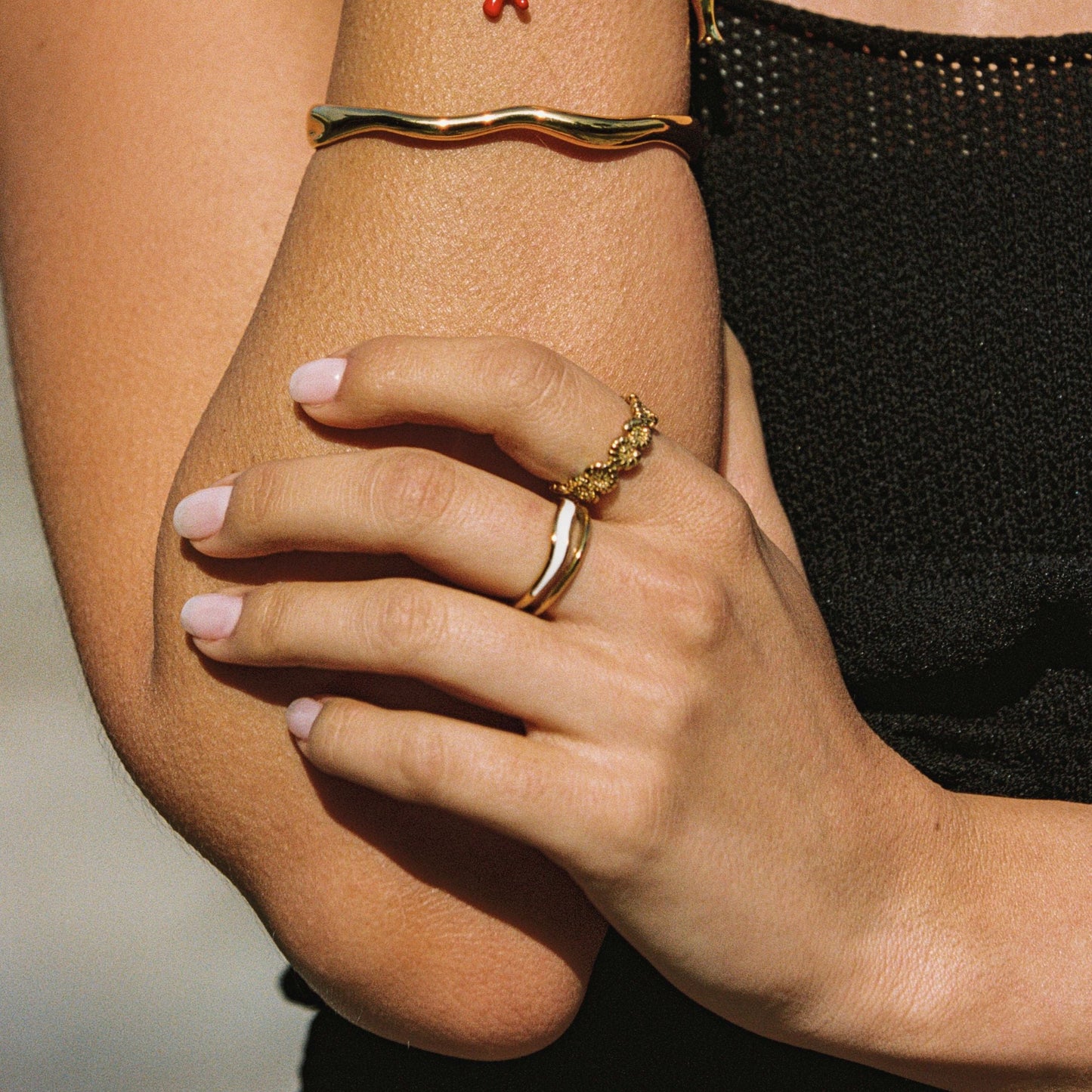 Ring Gold wasserfest hypoallergen schmaler Schmuckring