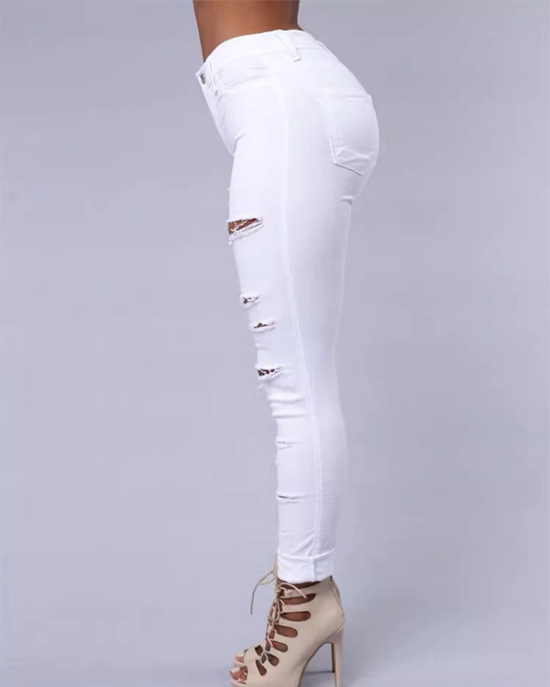 Jeans mit Hoher Taille