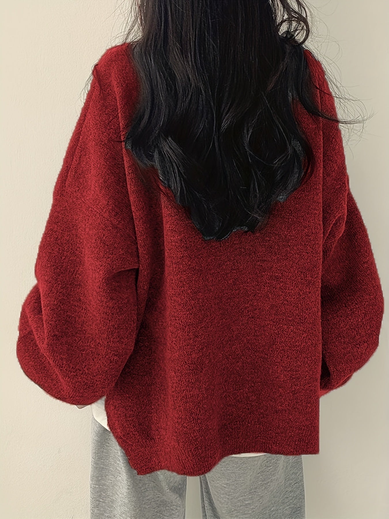 Pearline™ Pullover Mit Rundhalsausschnitt Und Langen Ärmeln
