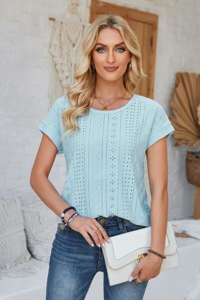 Sommerstruktur Kurzarmshirt