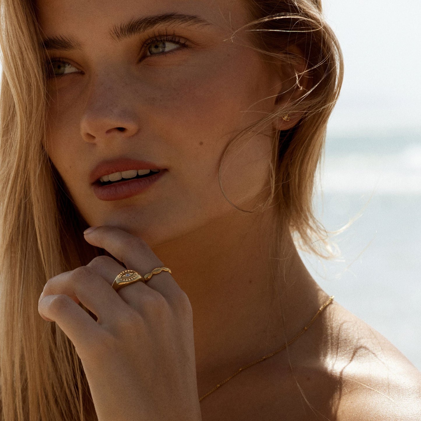 Goldring 4 mm schlicht zeitlos wasserdicht hypoallergen