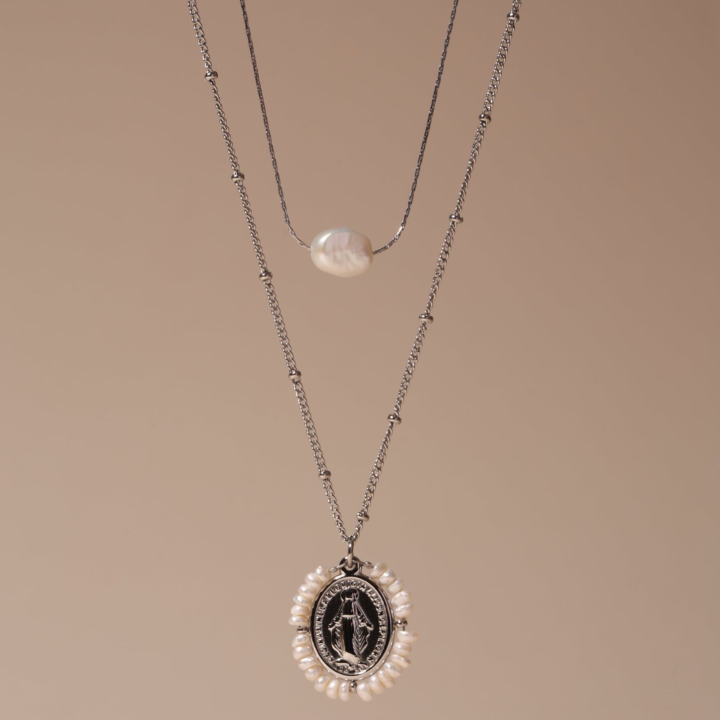 Damen Barockperlen Choker Gold Süßwasserperlen verstellbar wasserdicht