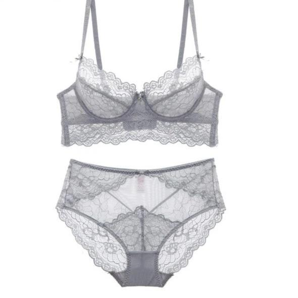 Damen Unterwäsche Set High-Waist Panty figurbetonend komfortabel hoch tailliert glatte Silhouette BH Set