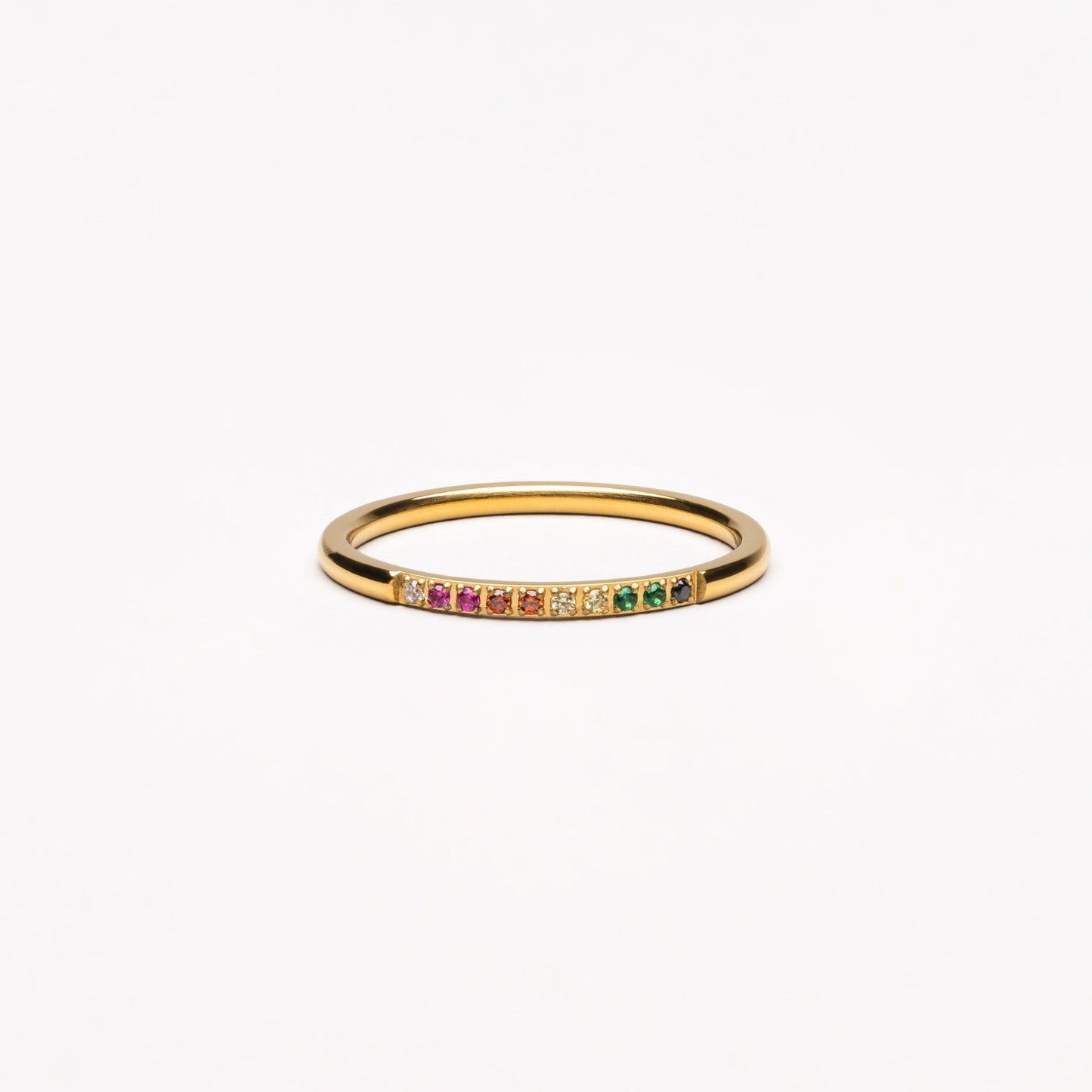 Damen Ring Gold mit Zirkonen wasserfest hypoallergen