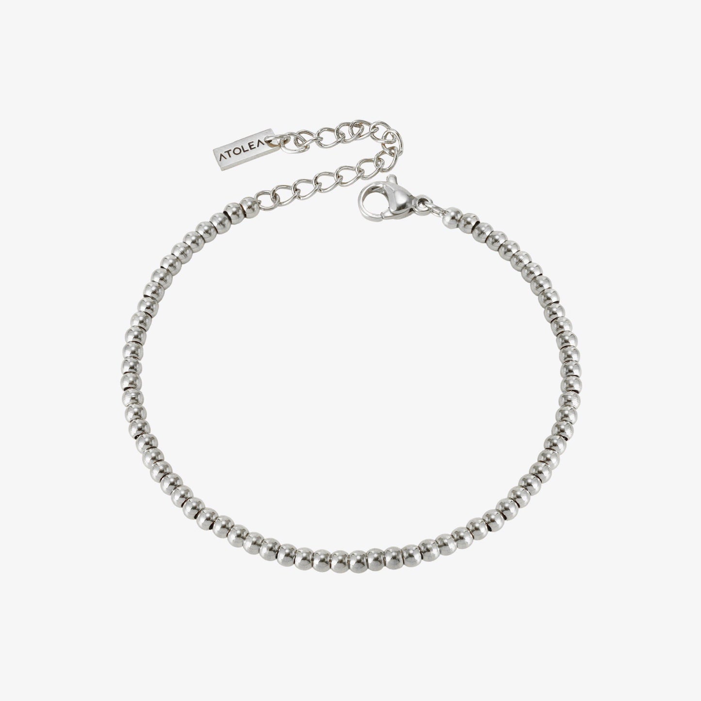 Damen Perlen Armband Gold verstellbar wasserfest hypoallergen Edelstahl 3 mm