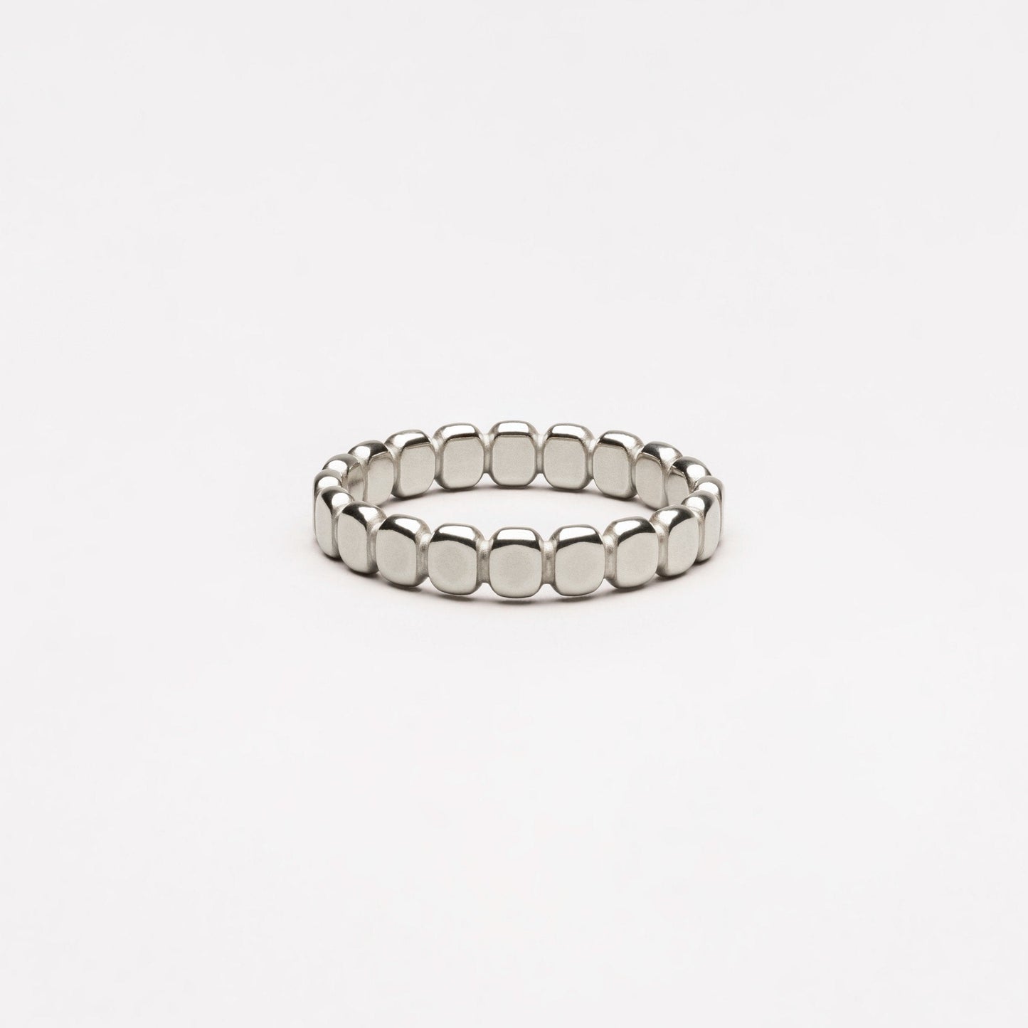 Damen Ring Gold Perlenstruktur wasserfest hypoallergen