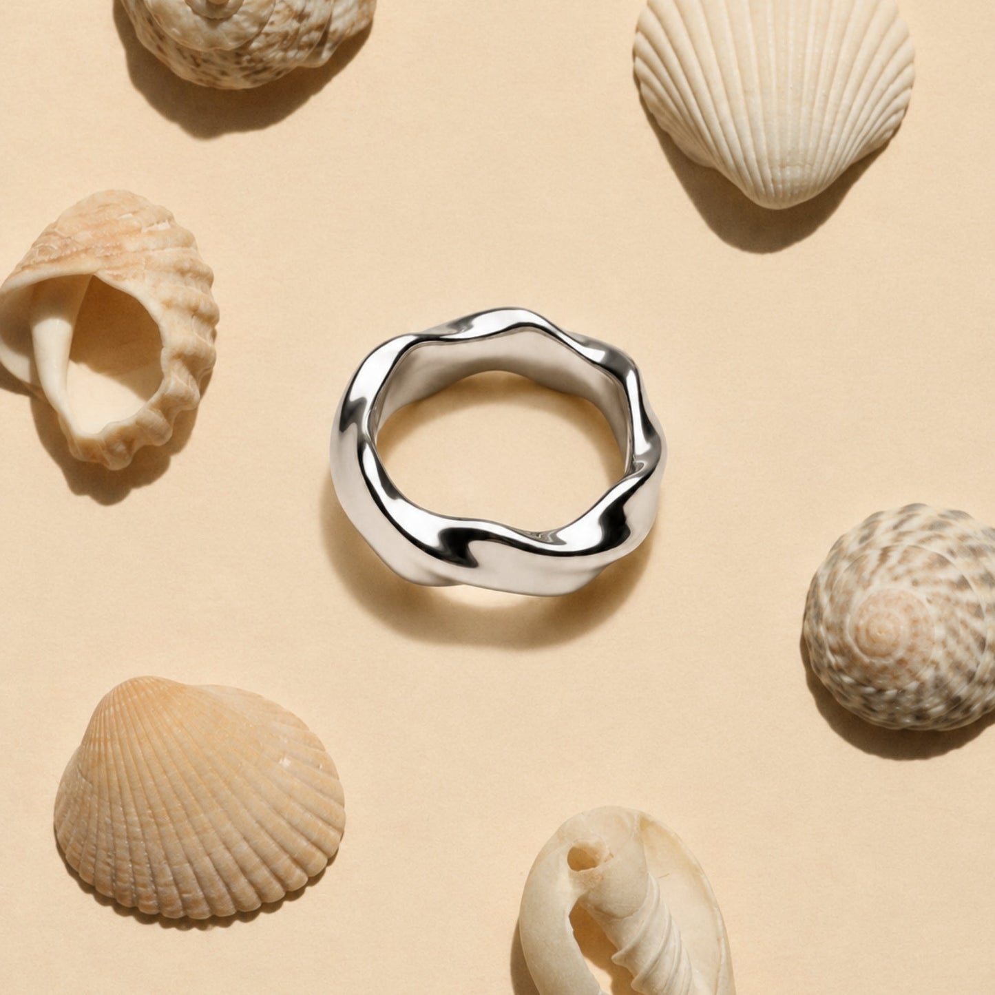 Damen Ring Gold wasserfest hypoallergen