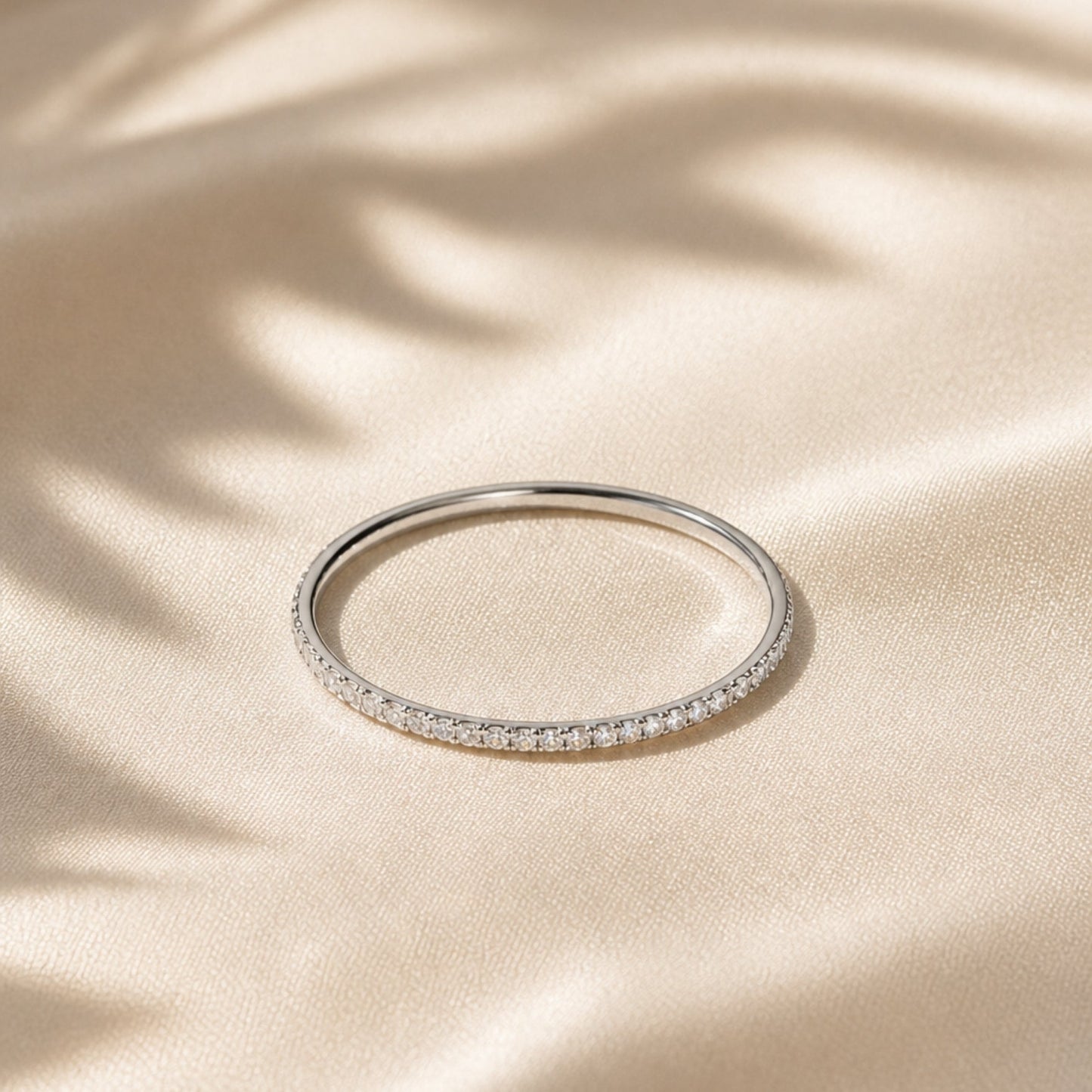 Damen Ring Gold wasserfest mit Zirkonia hypoallergen