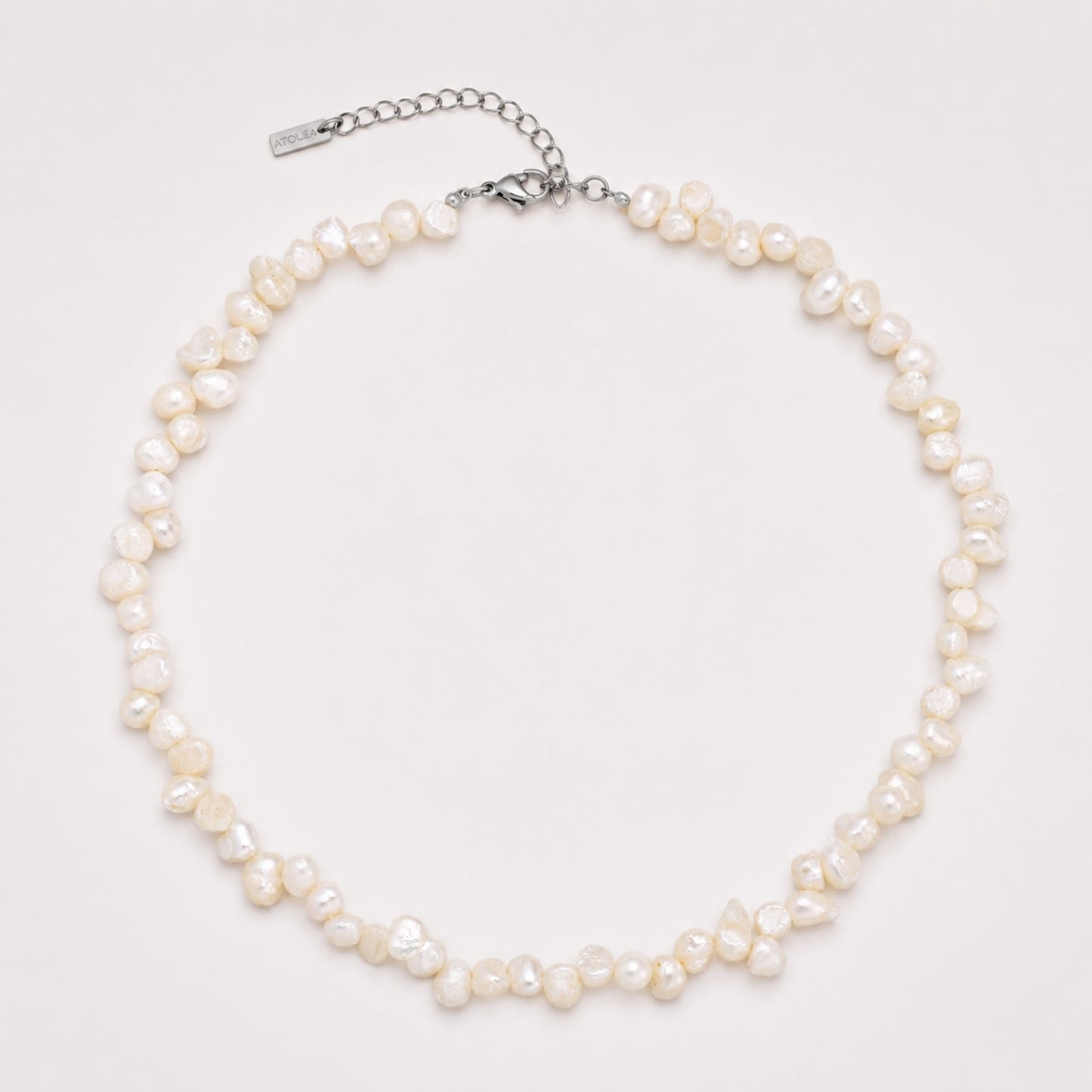Damen Perlen Choker Halskette Gold Süßwasserperlen wasserdicht hypoallergen
