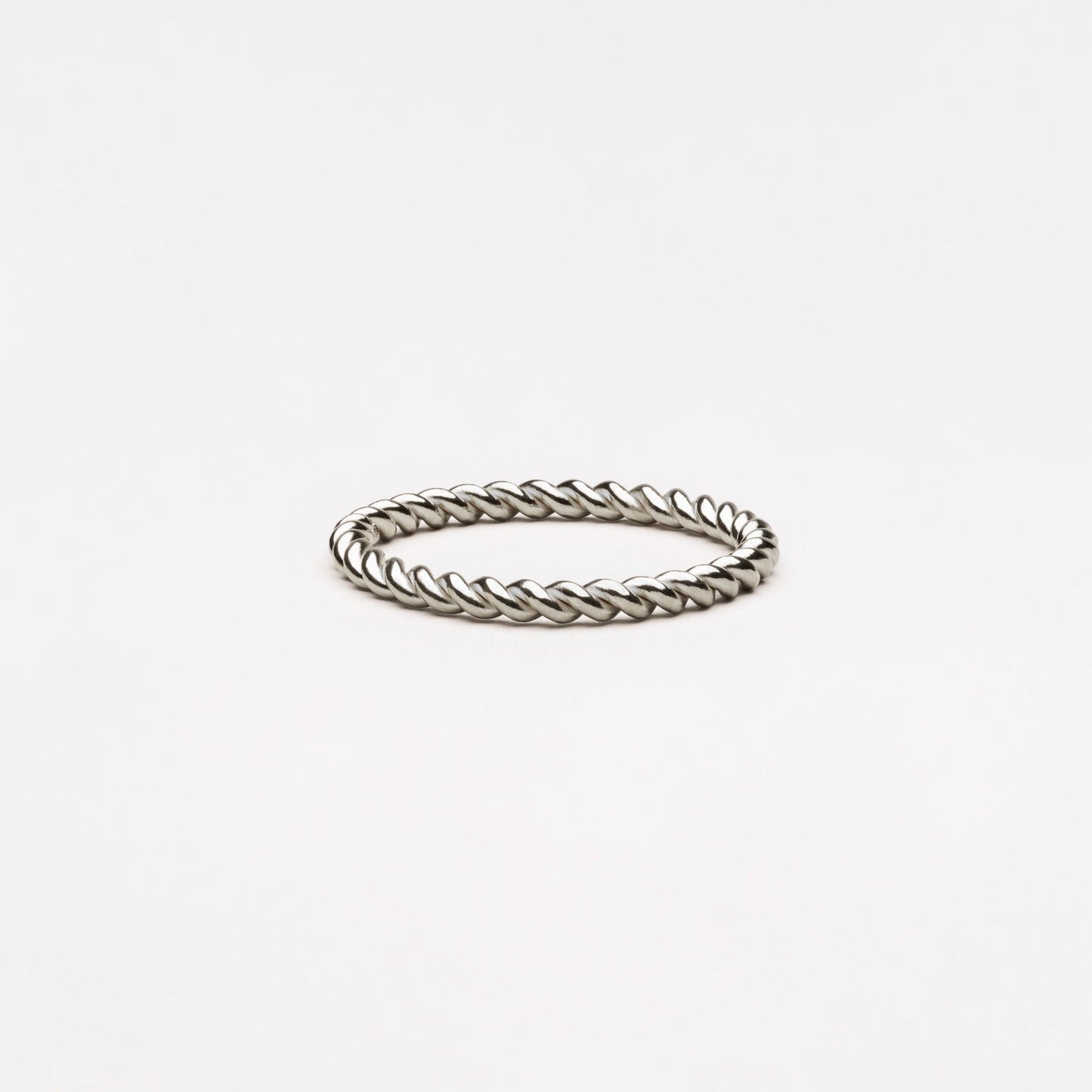 Damen Ring gold gedreht wasserfest stapelbar