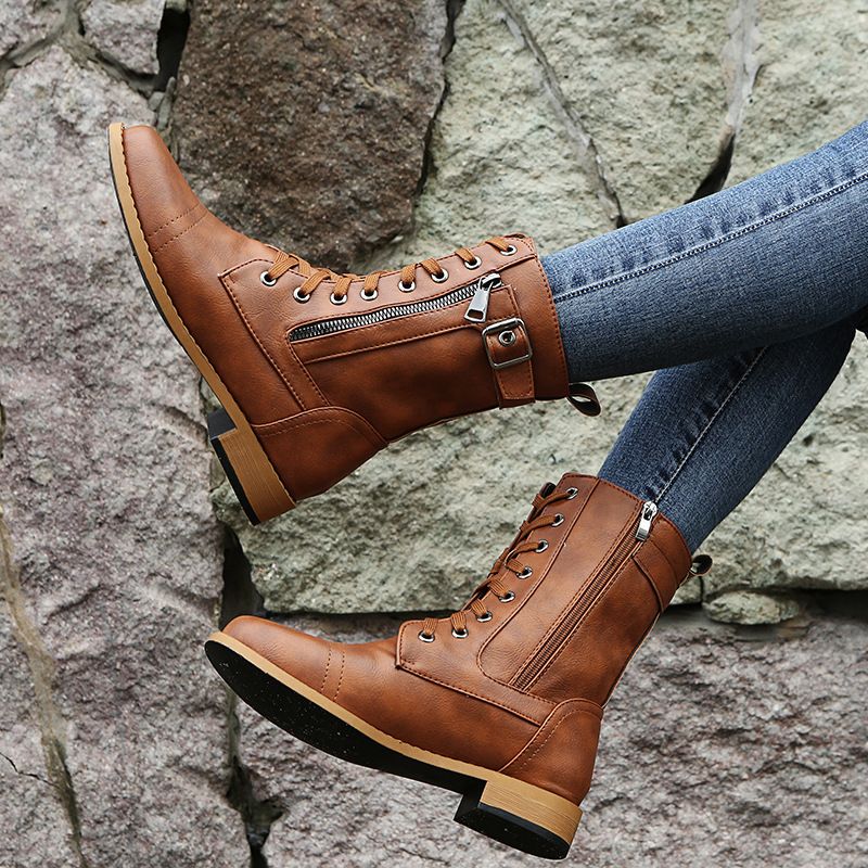 Eugenie™ Orthopädische Lederstiefel