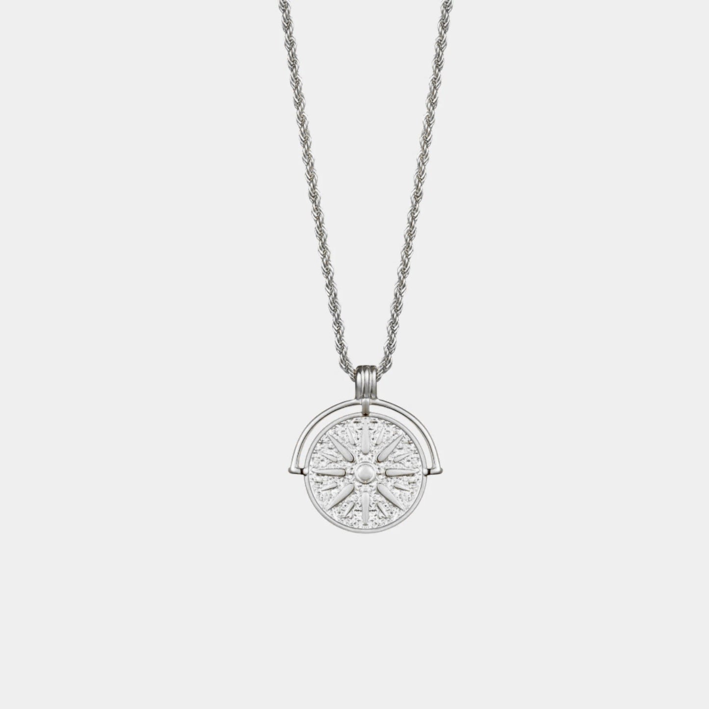Damen Sonnen Halskette Gold Rope Chain wasserfest hypoallergen Anhänger