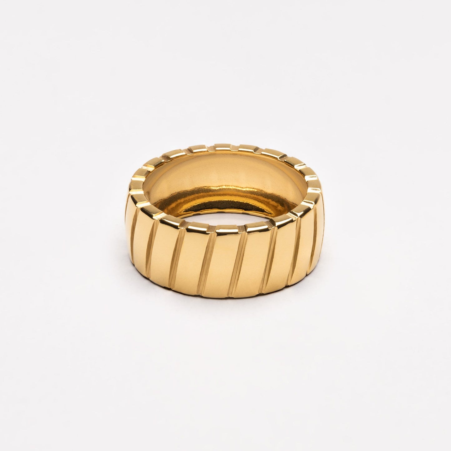 Damen Ring Gold bold wasserfest hypoallergen stapelbar